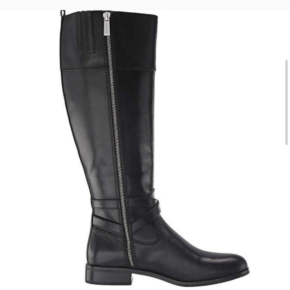 ✨New! Michael Michael Kors Womens Preston Leather Riding Boots Black. NEW. - Picture 7 of 11